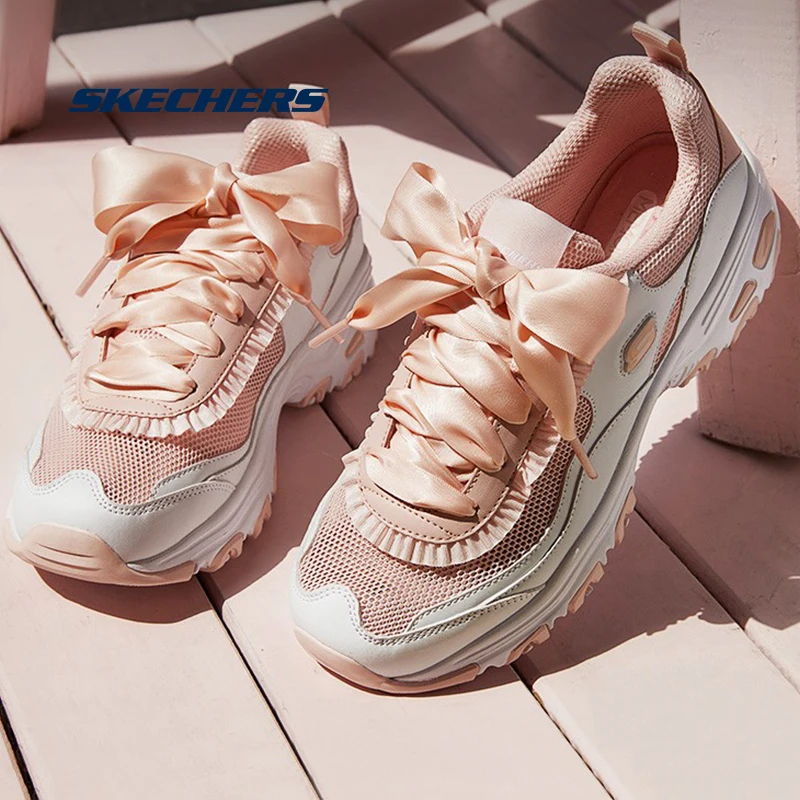

Skechers Women Shoes Platform Chunky Sneakers Women Vulcanize Casual Shoes Woman Brand Designer Femme Krasovki 66666193-PKW