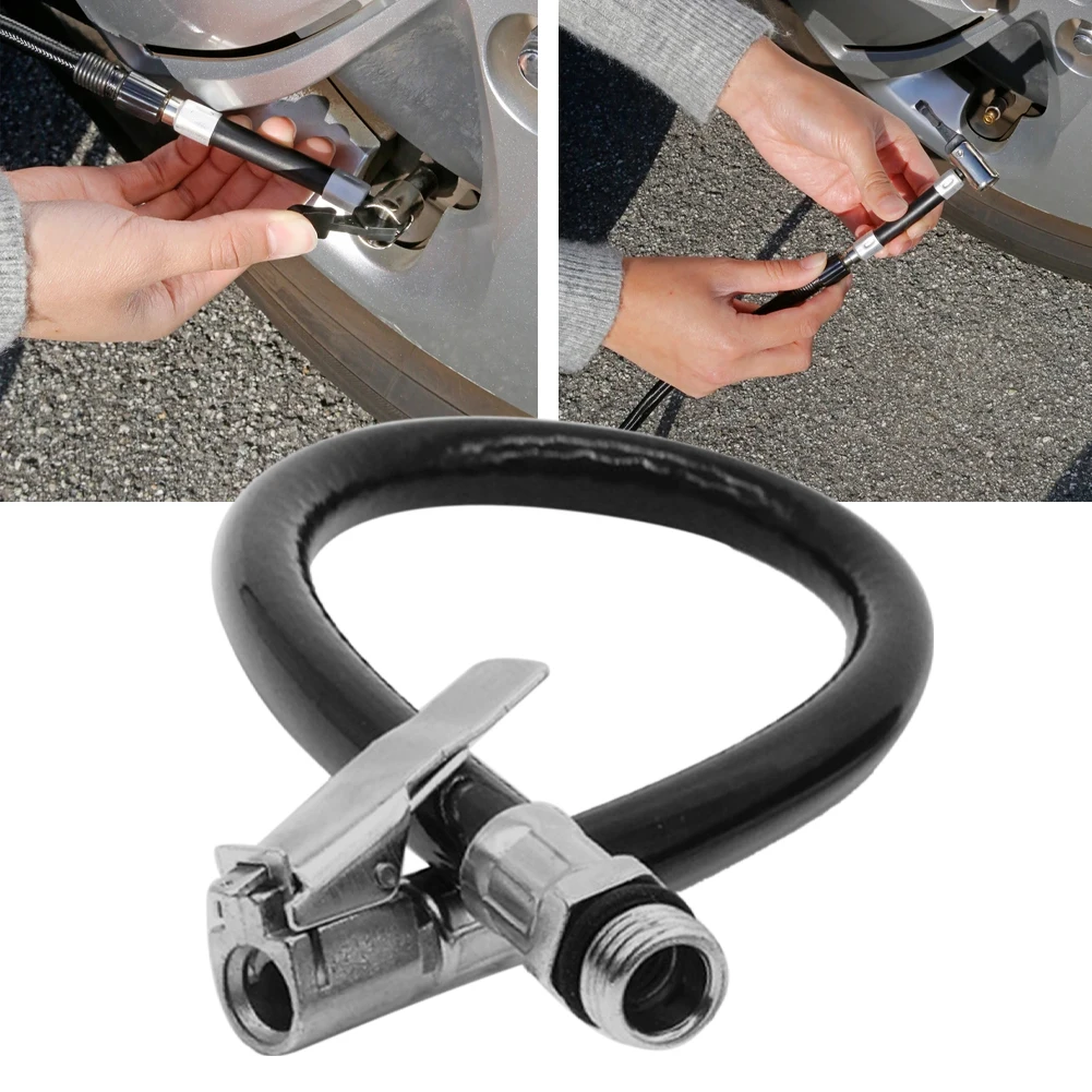 

Аксессуары портативная удлинительная трубка Универсальный Переходник резьбы Блокировка патрона воздушного зажима шланг для накачивания ...