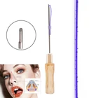 20 шт. CE Стерильная нить для кожуры лисьего глаза Cog 3D 4D Medical Pcl Pdo Thread Lift с острыми L W иглы канюли