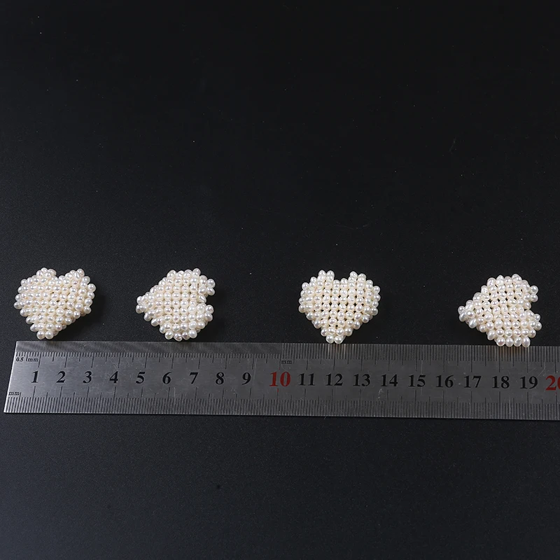

Wholesale Heart Shape Cross Shape White Pearl for Hair Accessories
