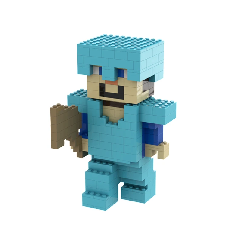 

Classic Game Protagonist Steve Play as an Adventurer/Miner/Warrior/Robber Building Blocks MOC-70162 Toy DIY Educational Gifts