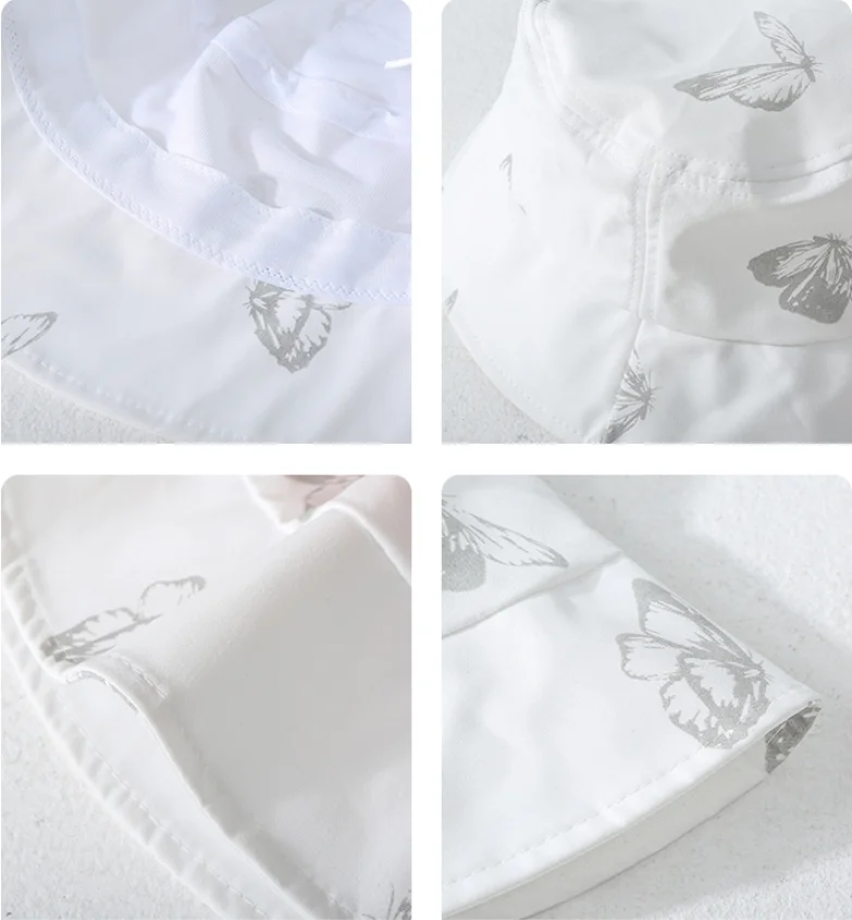 GOUTER черно белый светильник бабочка отражающая Панама женская дизайнерская