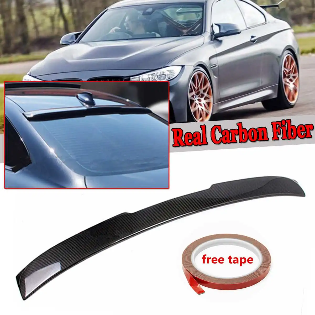 Новинка автомобильный спойлер из натурального углеродного волокна F32 F82 на