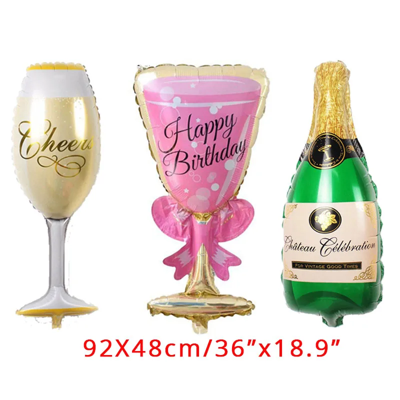 3Pcs balloons Cyuan 30th украшения для вечеринки в честь Дня рождения поставки 30 золотые воздушные шары сверкающие Висячие закрутки 30 лет одноразовый набор столовых приборов - Цвет: 3Pcs balloons