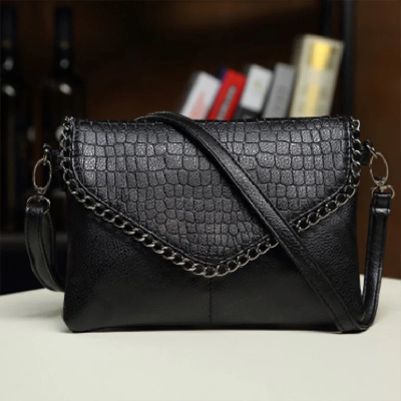

Small Shoulder Bag For Women Messenger Bags Ladies Retro PU Leather Handbag Purse With Solid Color Female Crossbody Bag