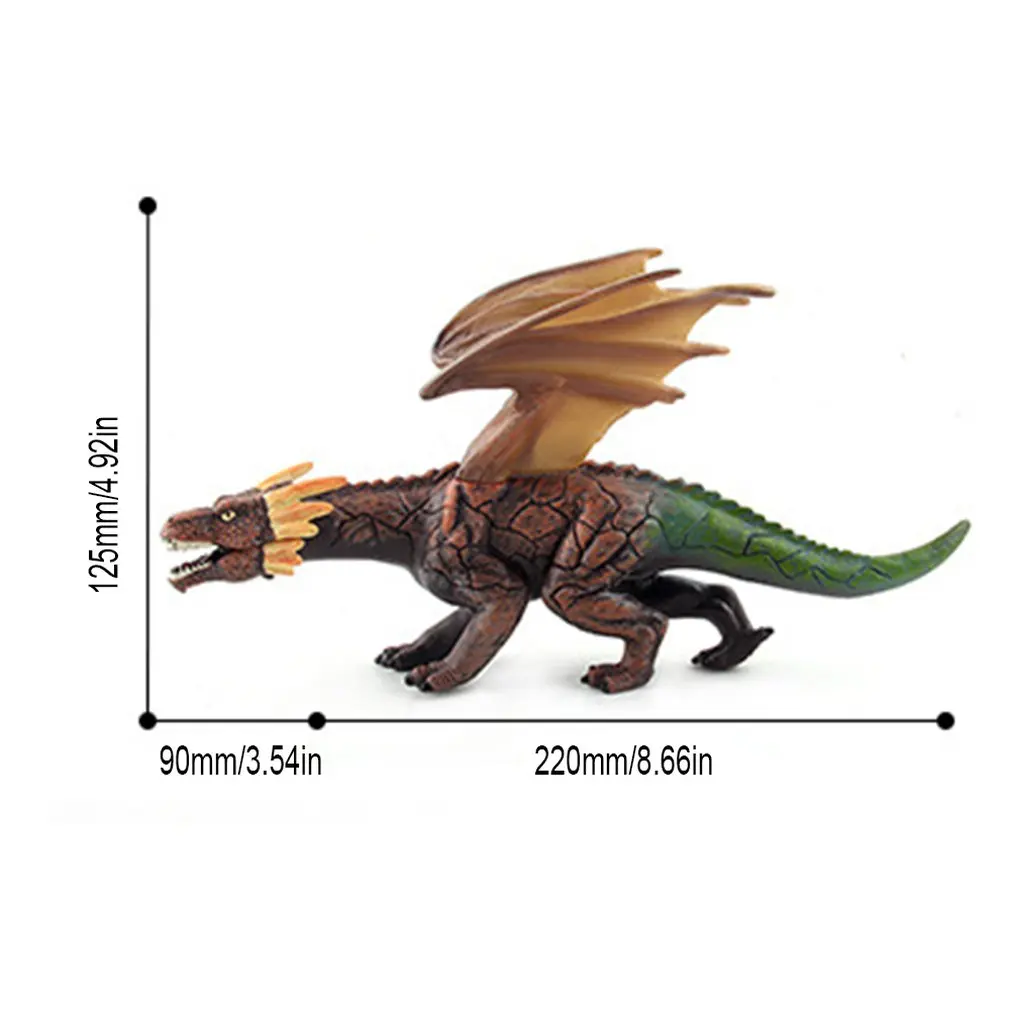 

Large Fiery Dragons Figure Toy Set Educational Simulated Dinosaur Model Dinosaur Toy Simulation Toy Dinosaur Collection Model