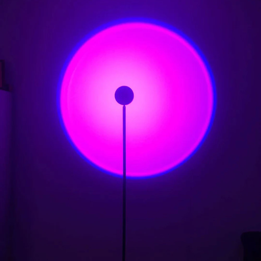 

Rainbow Sunset Projector Night Light Sun Projection Driver-Free Lamp with Remote Control for Bedroom Bar Coffee Store