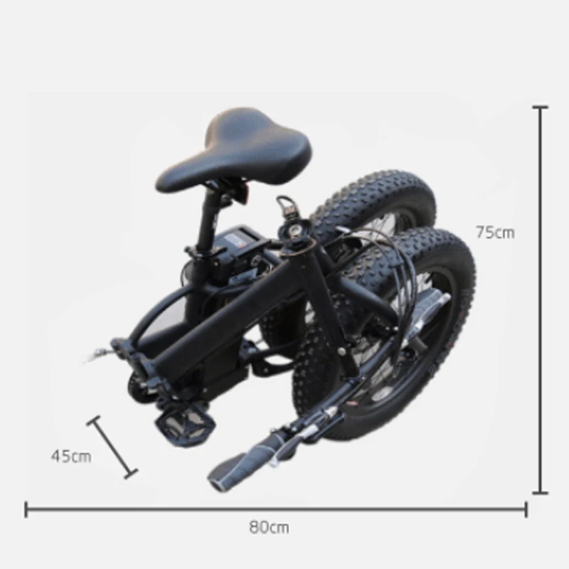 Электрический велосипед складной фэтбайк из алюминиевого сплава с 6 переменными