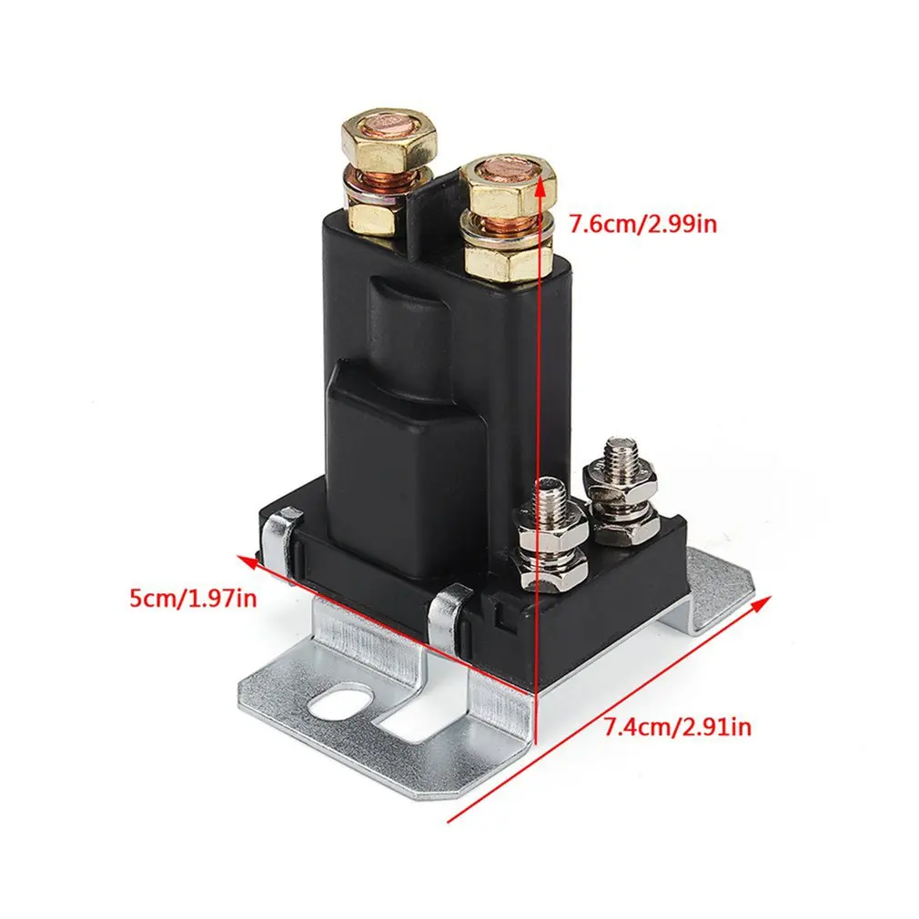 

4 Pin 12V AMP 500A Relay Car Starter On/Off Power Switch Dual Battery Isolator