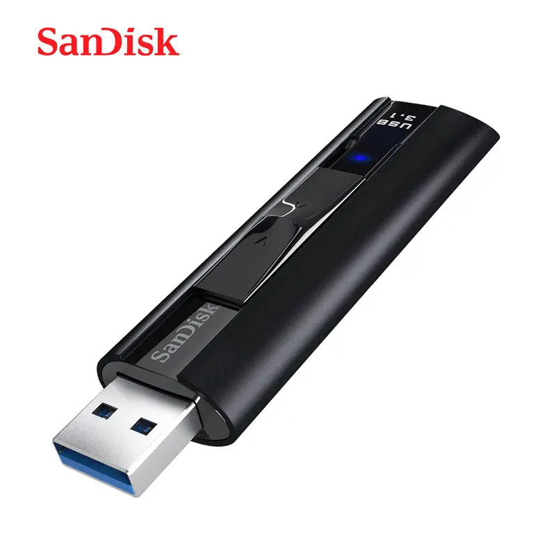 SanDisk CZ880 Extreme Pro 420 МБ/с./с USB флеш накопитель 3 1 Pendrive 128 ГБ 256 выдвижной U диск для