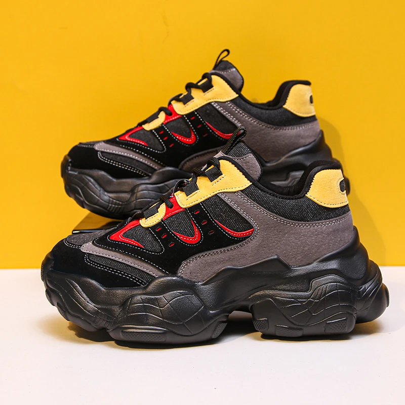 

2021 New Sports Women's Running Shoes Thick-Soled Comfortable And Breathable Mesh Women's Casual Sneakers
