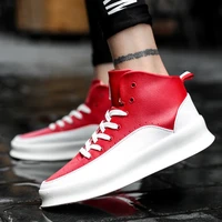 2021 autumn new korean style trend increased mens casual shoes high top shoes sports mens shoes