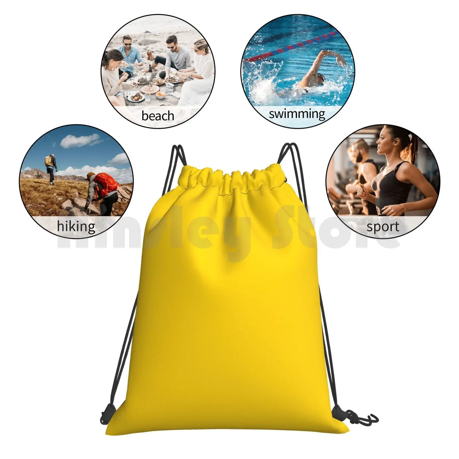 

Plain Solid Icyber Yellow-100 Yellow Shades On Ozcushions On All Products Backpack Drawstring Bags Gym Bag Waterproof