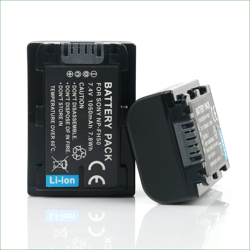 

LANFULANG NP-FH50 rechargeable batteries NP FH50 Camera Battery for Sony HDR-CX100 HDR-CX105 HDR-CX106 DCR-SR47