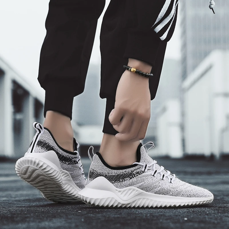

2020 Men Casual Shoes Mesh Lace-up Summer Trainers Soft Breathable Sneaker Walking Shoes Krasovki Male Shoes For Adult Zapatos