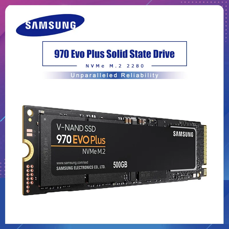 Samsung 970 EVO PLUS M.2 SSD 250 ГБ 500 1 ТБ NVMe pcie внутренний жесткий диск для ноутбука Настольный