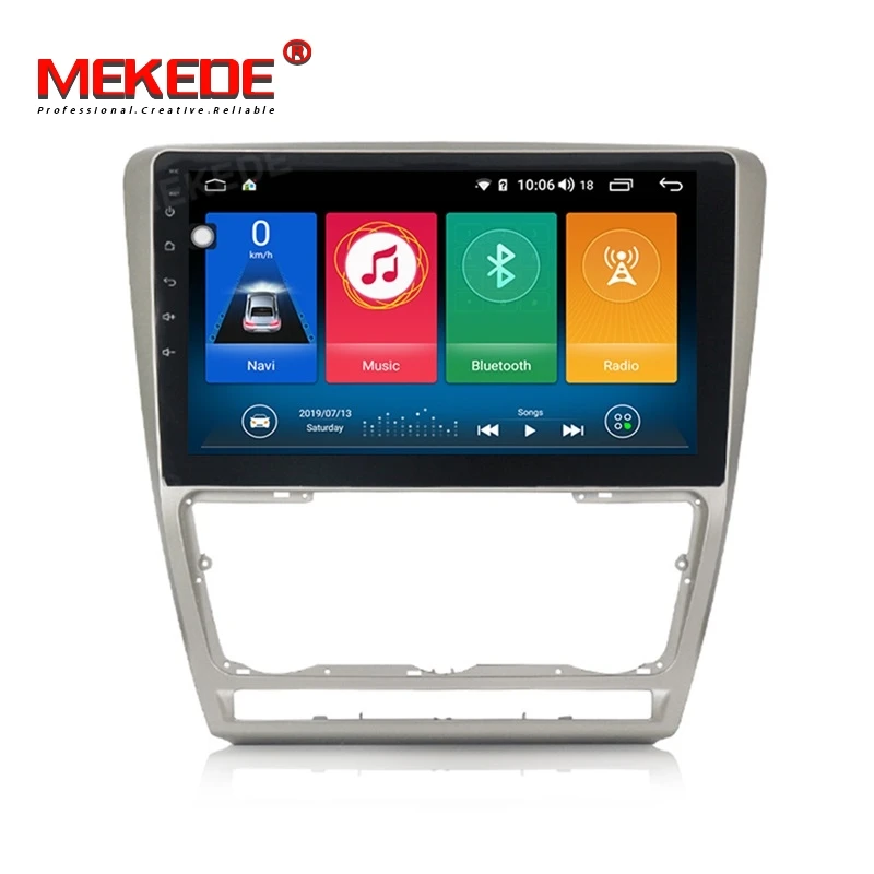 MEKEDE 4G LTE 9853 Android 9,0 автомобильный dvd мультимедийный плеер gps для Skoda Octavia 2008-2013 A 5 A5 Yeti Fabia аудио BT wifi