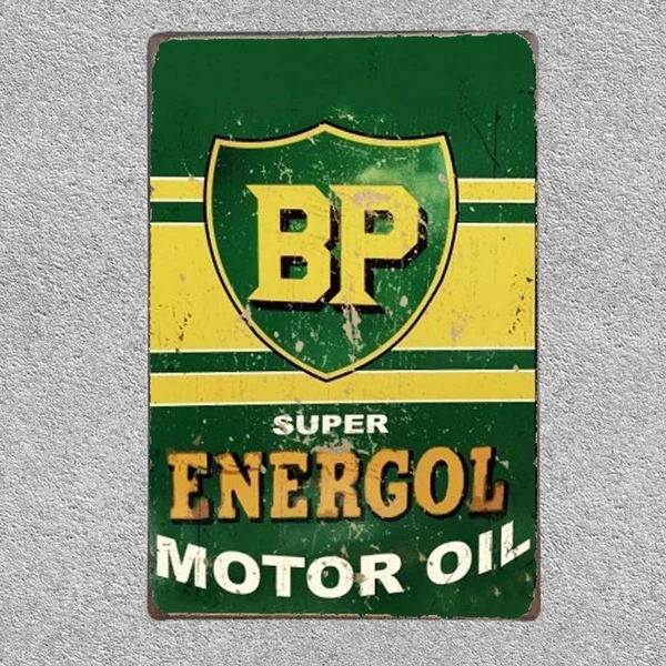 

BP Spirit металлический жестяной знак для мотора