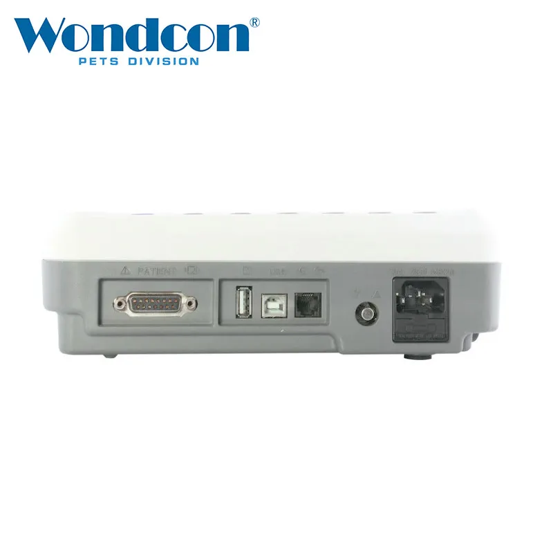 Wondcon ветеринарный Портативный 6 канал ECG с 7 дюймов Экран электрокардиограф | Дом и