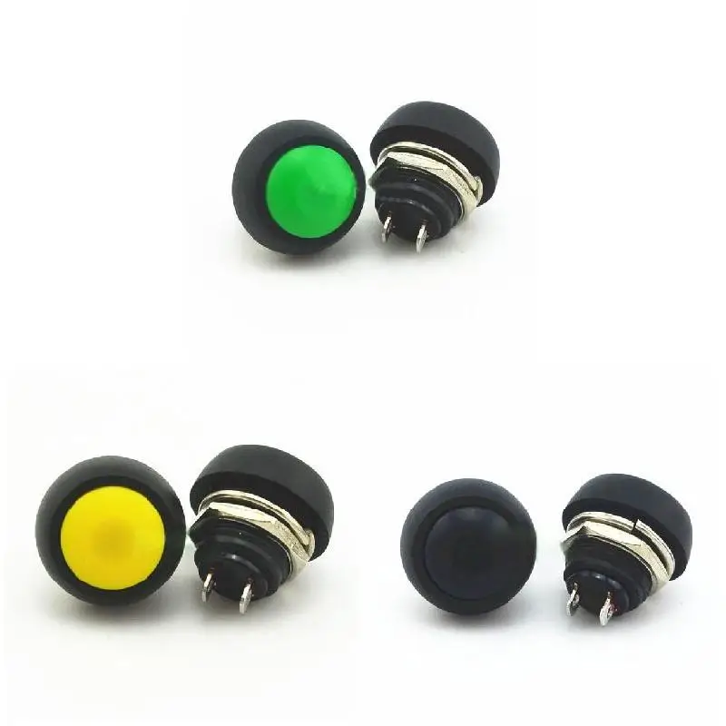 6 Pcs/Set 12mm Waterproof Momentary Push Button Switches I88 | Обустройство дома