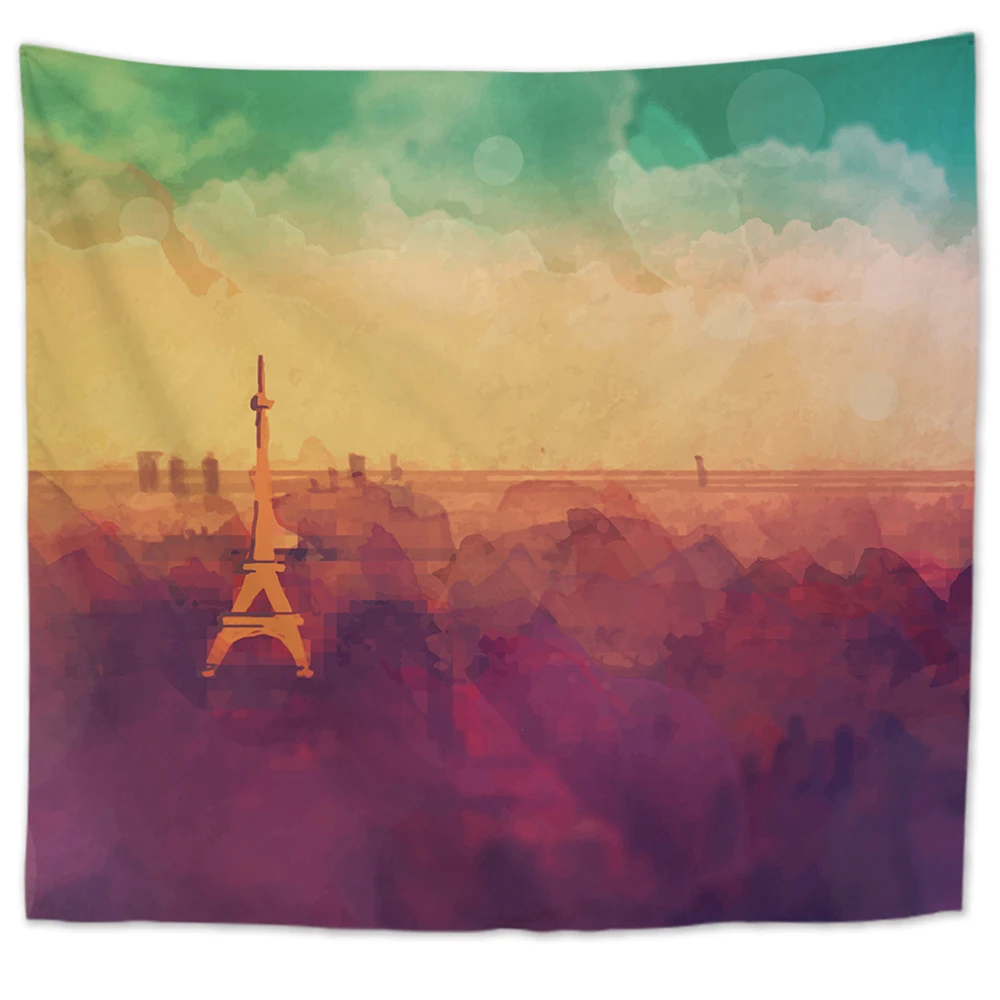 Lychee архитектурная серия настенный подвесной гобелен полиэстеровое одеяло