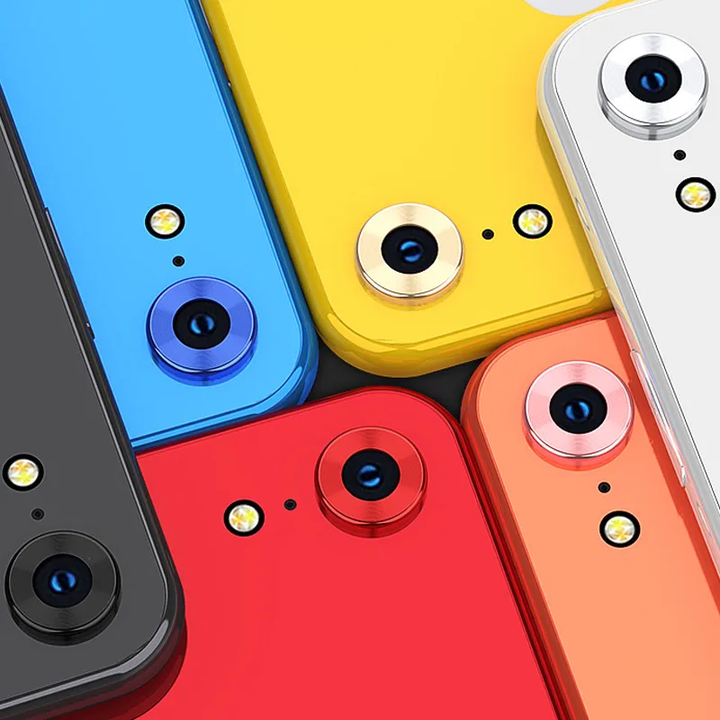 Защитное кольцо для объектива камеры iPhone XR алюминиевое покрытие корпуса