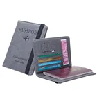 Чехол для кредитной карты, органайзер для визиток, многофункциональный кошелек для паспорта, тройной органайзер для документов