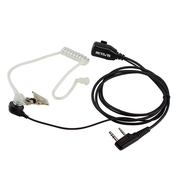 Retevis PTT MIC портативная рация с наушниками гарнитура для KENWOOD BAOFENG UV-5R BF-888s Retevis H777 RT22 TYT HYT Walkie Talkie C9003A