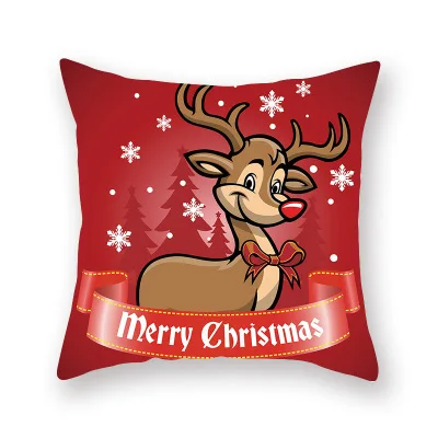 Christmas 25 Рождественские украшения для дома Санта Клаус размером 45*45 см наволочка декорации на рождественскую елку Счастливого Рождества Рождество поставок - Цвет: Christmas 25