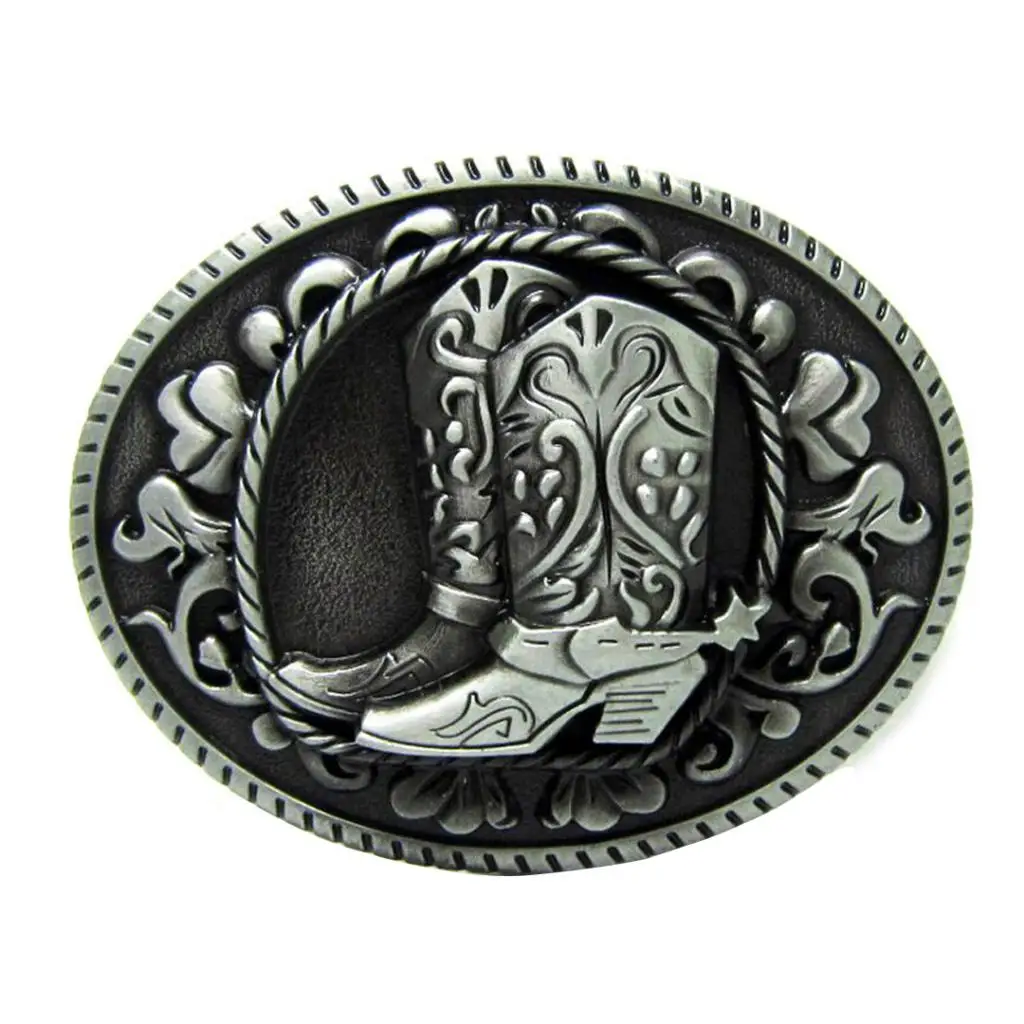 Винтажные ковбойские сапоги в ковбойском стиле из цинкового сплава для верховой