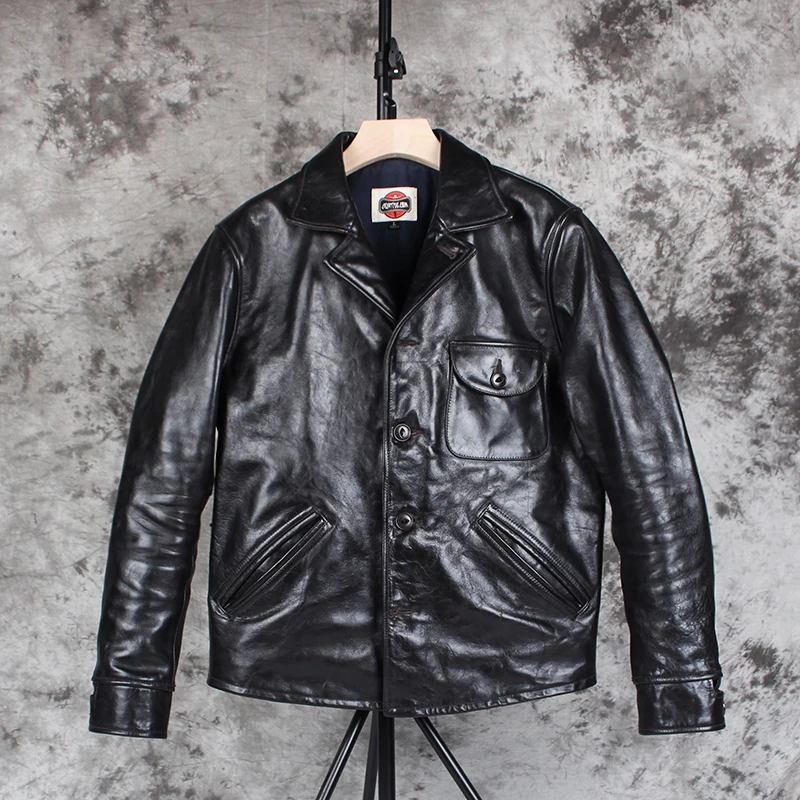 

SDMP1430 RockCanRoll Read Description! Asian Size Super Quality Genuine Horse Leather Horsehide Stylish Jacket
