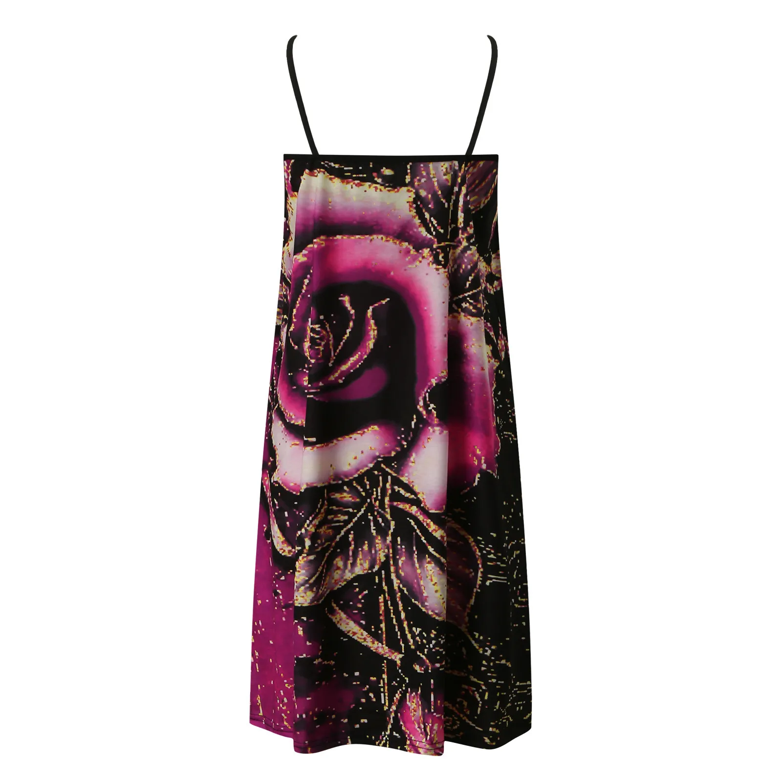 Женское богемное платье с цветочным принтом повседневное пляжное мини-платье