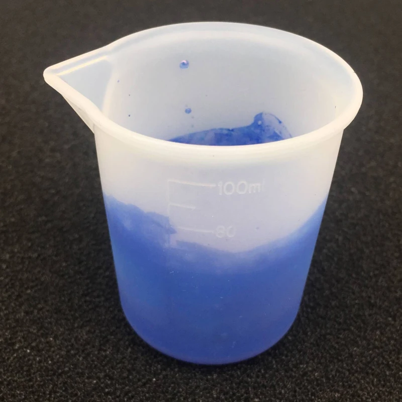 

4Pcs 100ML Clear Measuring Cup Household Kitchen Cooking Tool Maatbeker Vloeistoffen Silicone Resin Glue Tools