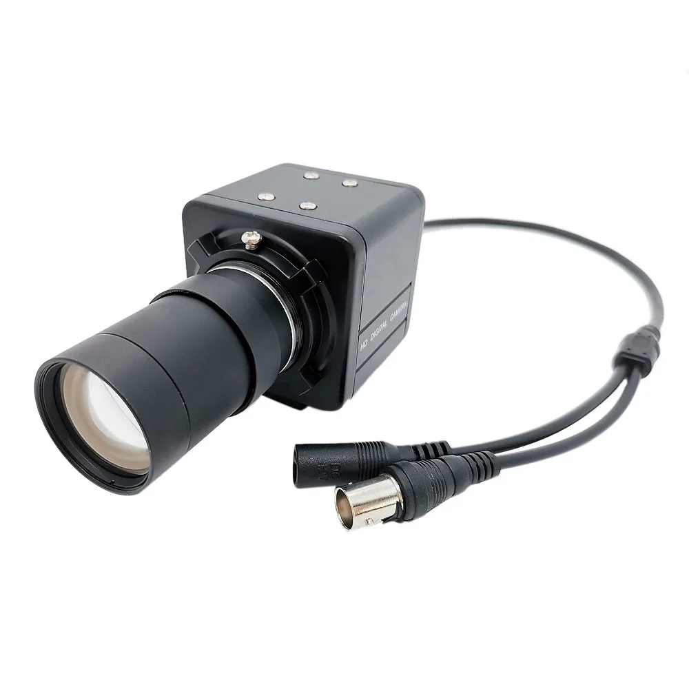 

4k 8MP AHD HD Camera 2MP IMX323 / 1080P / 5MP AHD BOX Industrial Camera With Varifocal Manual Lens CCTV Security Video Cam