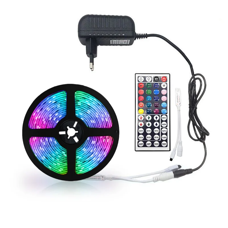 5 м 10 15 5050 светодиодная лента 12 в постоянного тока RGB гибкая с ик пультом