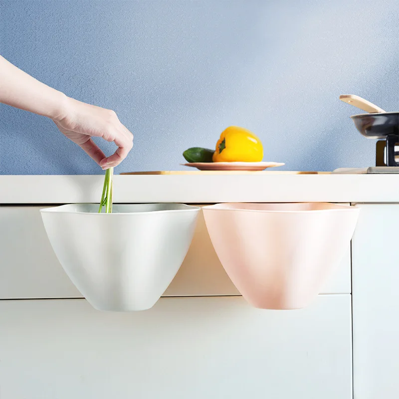 

Creative Cabinets Trash Kitchen Multifunctional Hanging Flower-Shaped Garbage Storage Box