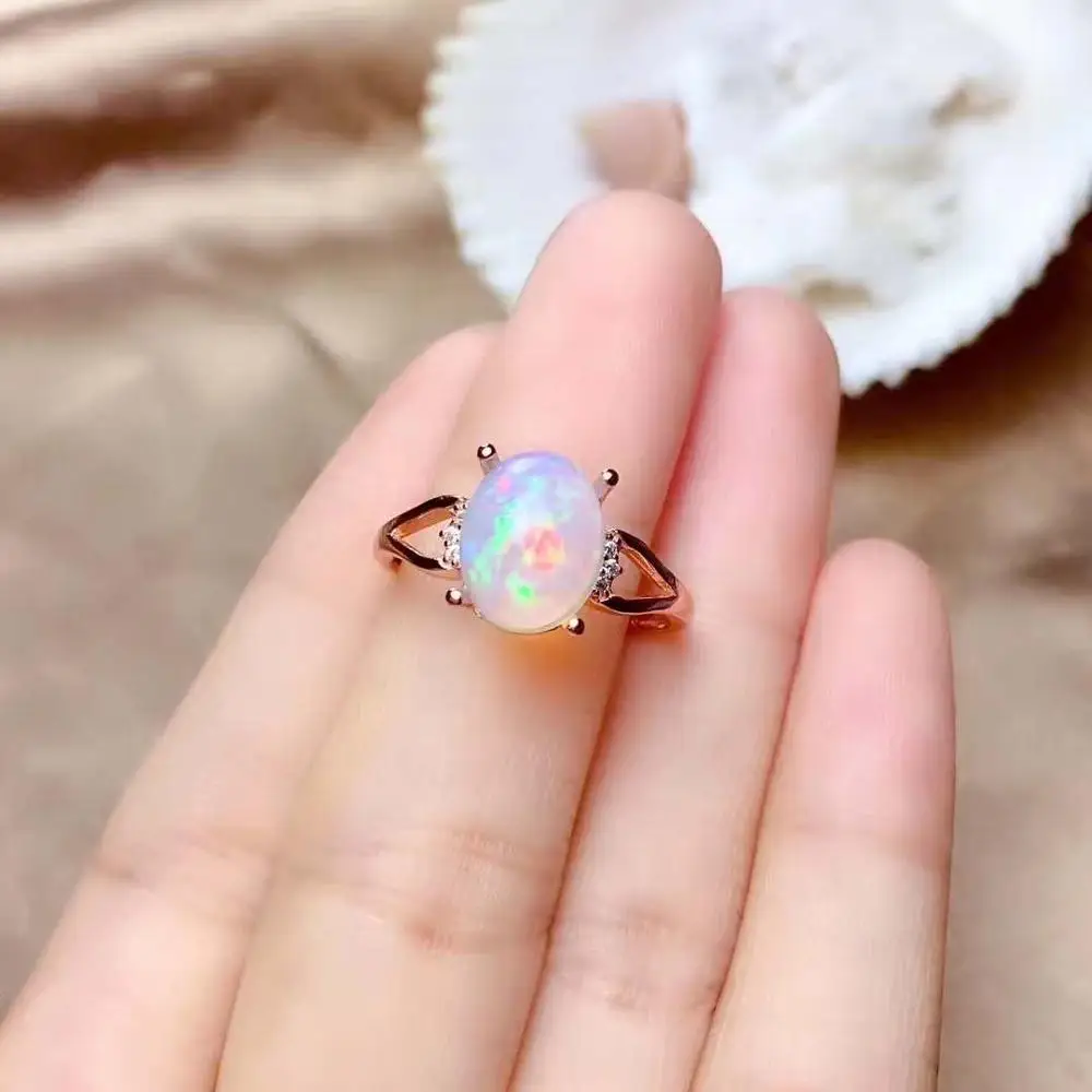 Стихийных бедствий и настоящий опал кольцо опалдрагоценного камня Классический