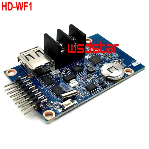 HD WF1 HUB75 полноцветный СВЕТОДИОДНЫЙ знак контрольная карта текст и изображение