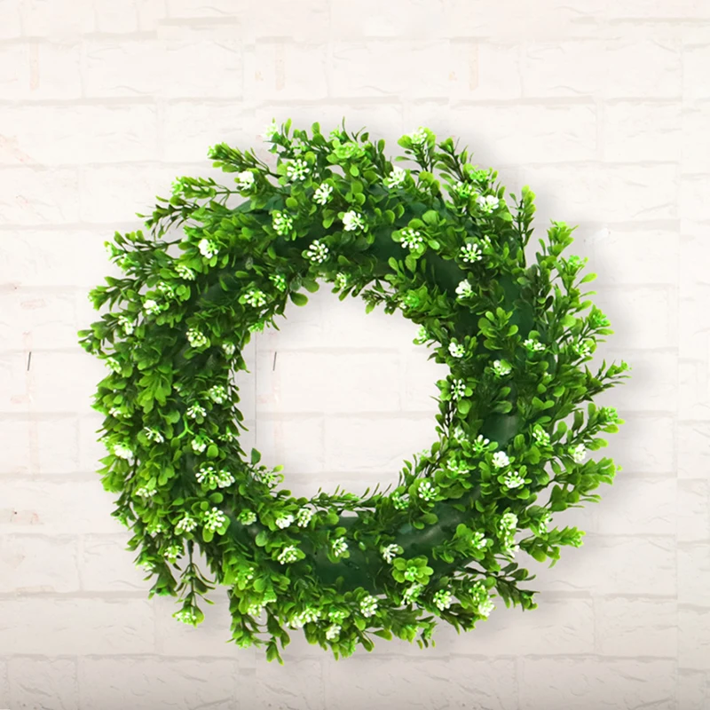 

Christmas Wreath Christmas Decoration Gift Simulation Milan Flower Wreath Creative Green Decoration Ornaments Home Furnishings