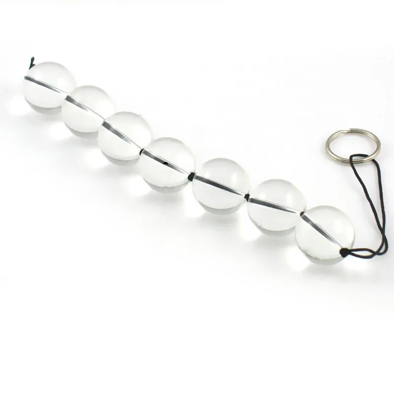 Взрослые Эротические Стекло анальные шарики Анальная пробка Анальный