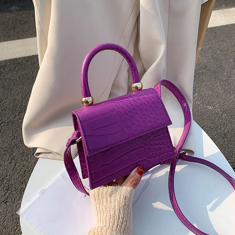 

Mini Stone Pattern Totes For Women New Quality Crossbody Shoulder Messenger Handbags Lady Travel Cross Body Bag Purses