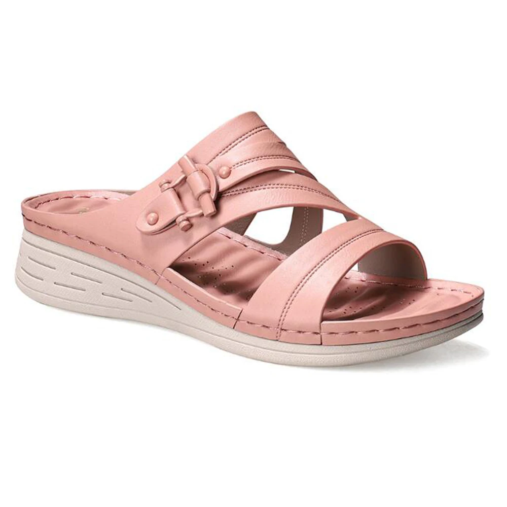 

Women Wedge Slippers Summer Shoes Female Slip On Fashion Casual Beach Ladies Flip Flop 2021 Comfortable q241
