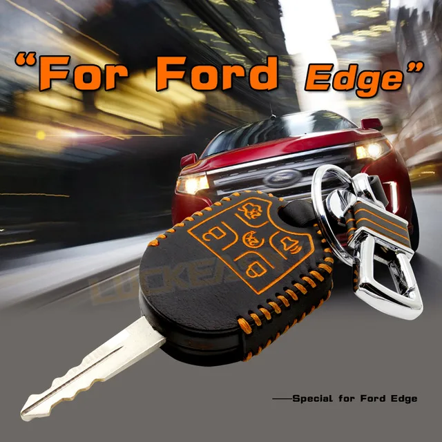 Чехол для автомобильного ключа ford F150 2011 2013 edge 2014 explorer mustang из натуральной