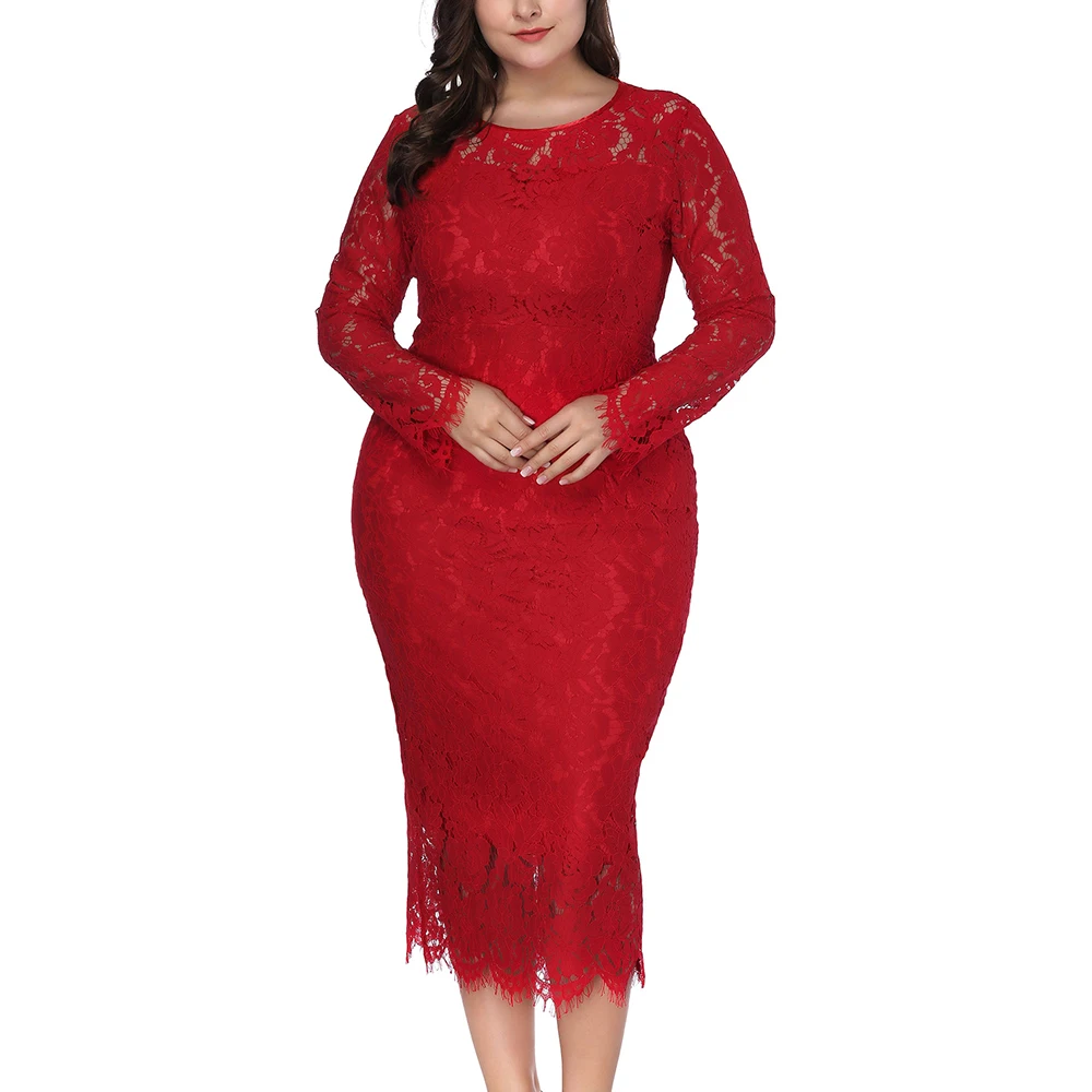 

Женское модное летнее повседневное женское платье, женское кружевное платье с длинным рукавом