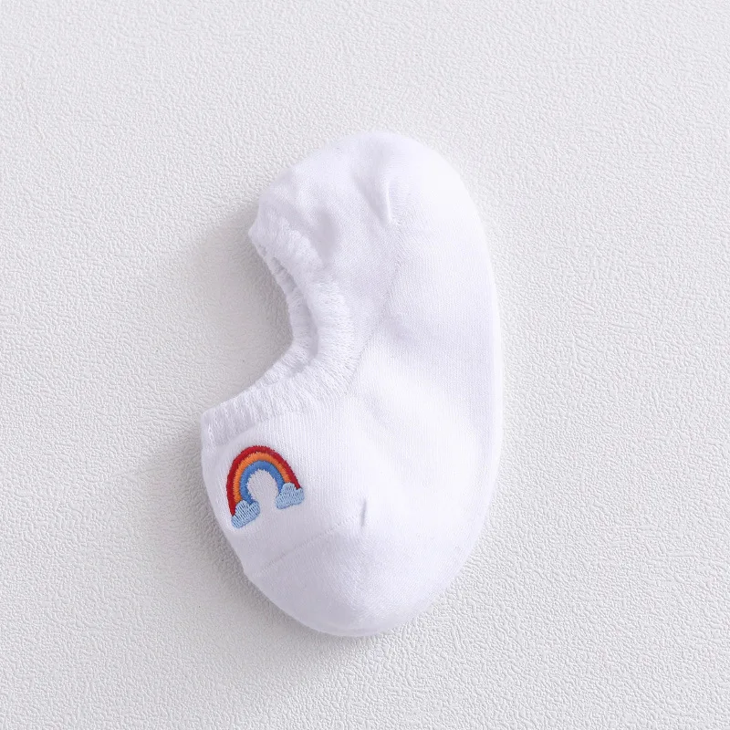 

Women Sock Cartoon Woman Socks Solid Womans Boat Casual Cotton Sox Weather Print Rainbow Girls Spring Summer Trendy Skarpetki