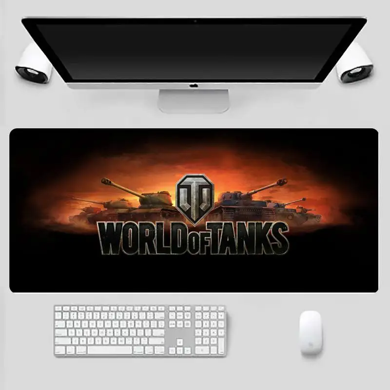 

World of Tanks DIY Design Pattern Game mousepad X XL XXL Non-slip Cushion Thickness 2mm LockEdge equal LE
