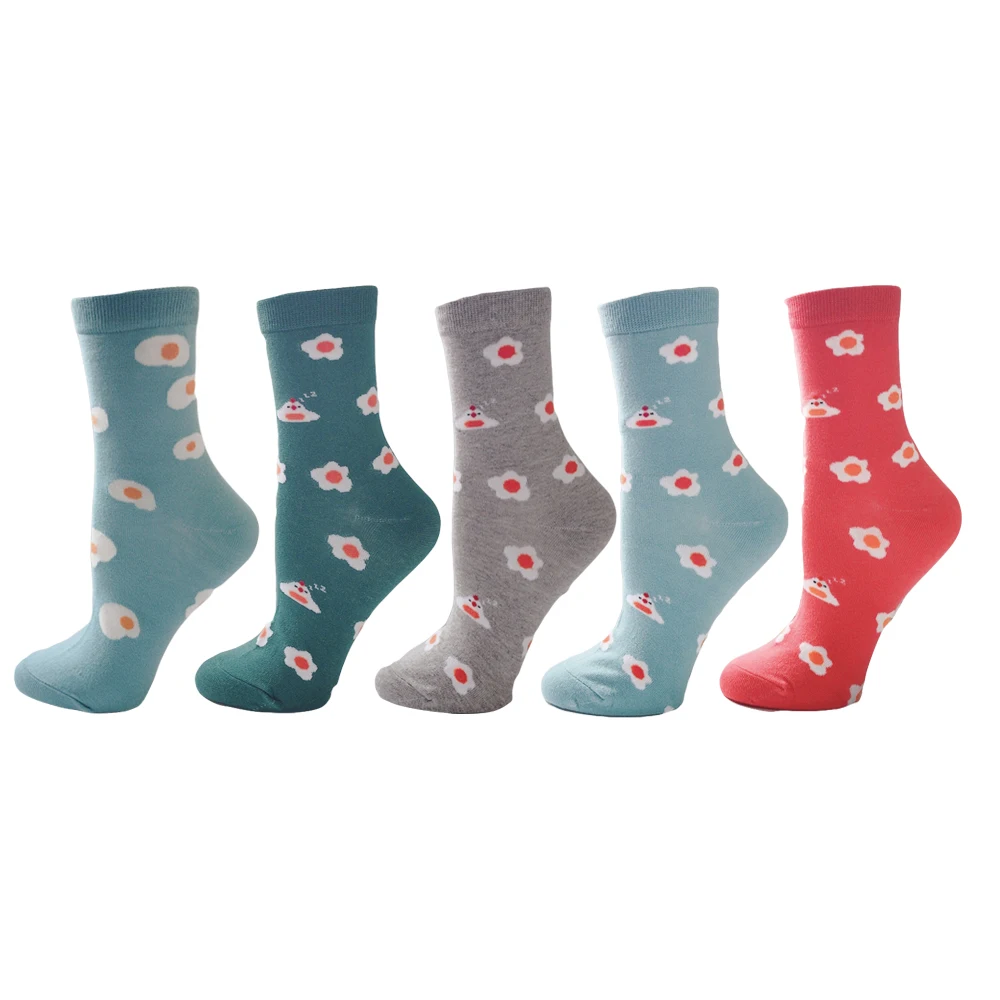 

PLUFR-Emix3 women cartoon cat dog animal invisible cotton soft socks