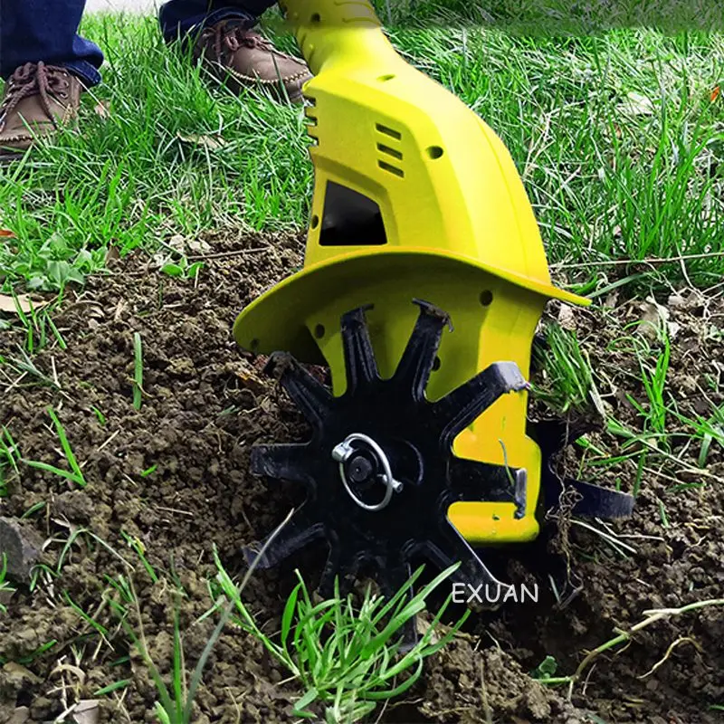 Ручной беспроводной микро культиватор с литиевой батареей 20 в скарификатор