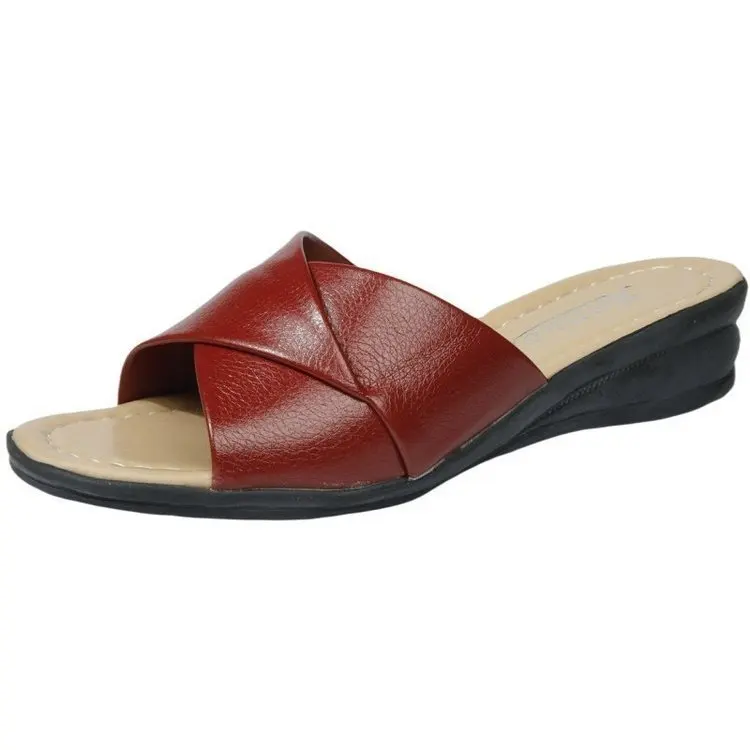 

2021 New Slippers Women's Outer Wear Thick-soled Wedges Casual Sandals Slippers Wedges Sandals for Women