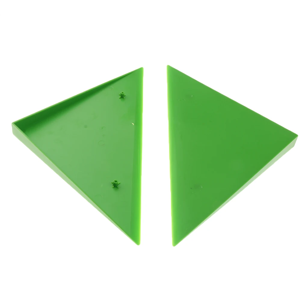 

2 Pcs Triangular Table Scale Foosball Table Corner Accessories -